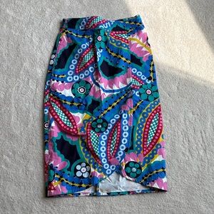 J Crew Colorful Patterned Women's Skirt